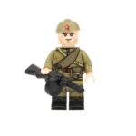 Soviet submachine gunner - Custom Printed Brick Block Figure