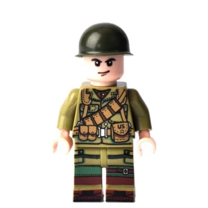 Minifigure – United States Army soldier World War II era (LEGO Alternative) Minifigure – United States Army soldier World War II era (LEGO Alternative)