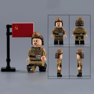 13Minifigure – Female Medic of the Soviet Red Army (LEGO Compatible) 13Minifigure – Female Medic of the Soviet Red Army (LEGO Compatible)