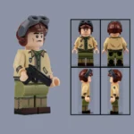 Sergeant from the Free French 2nd Armored Division - Custom Printed Brick Block Figure