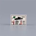 German U-boat’s “victory tally” board Tally Sheet Scoreboard - Custom 3D Printed Miniature Accessory Parts Pieces for Brick Block Figures