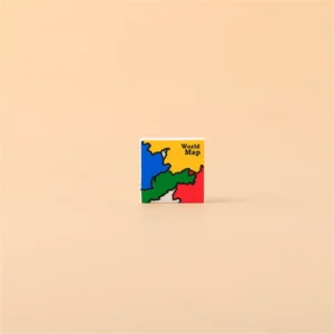 Custom Piece – World Map – 3D Print for LEGO minifigure Custom Piece – World Map – 3D Print for LEGO minifigure