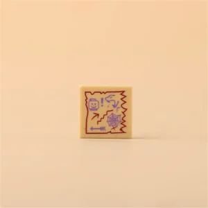 Custom Piece – treasure map – 3D Print for LEGO minifigure Custom Piece – treasure map – 3D Print for LEGO minifigure