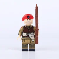 Minifigure - Second Lieutenant from the British Special Air Service SAS (LEGO Compatible) 2 Second Lieutenant from the British Special Air Service SAS - Custom Printed Brick Block Figure