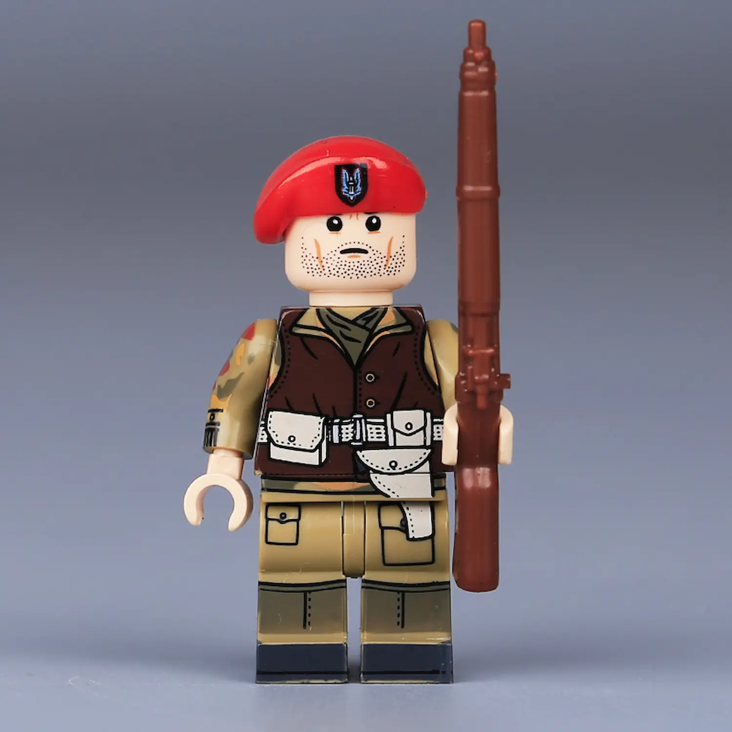 Minifigure - Second Lieutenant from the British Special Air Service SAS (LEGO Compatible) Minifigure - Second Lieutenant from the British Special Air Service SAS (LEGO Compatible)