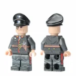 Walter Model German Field Marshal with Black Hat - Custom Printed Brick Block Figure
