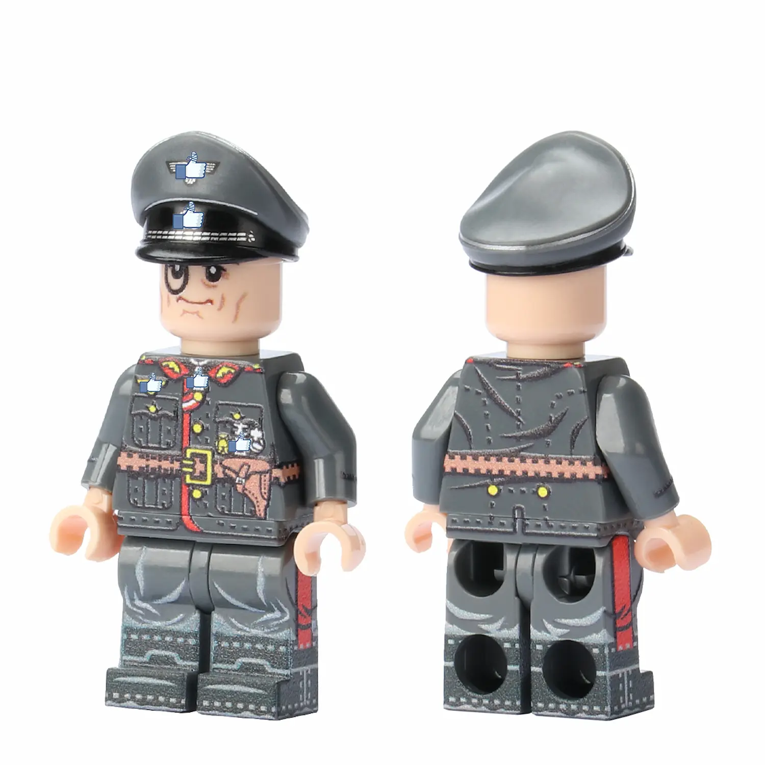 Minifigure - Walter Model German Field Marshal with Grey Hat (LEGO Compatible) Minifigure - Walter Model German Field Marshal with Grey Hat (LEGO Compatible)