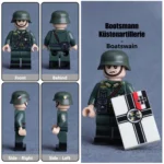Boatswain serving in a German Coastal Artillery unit Küstenartillerie - Custom Printed Brick Block Figure