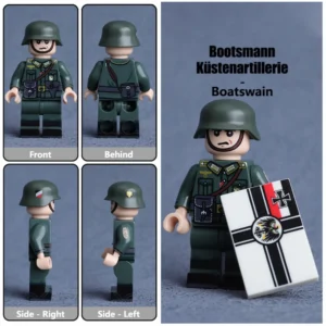 Minifigure – Boatswain serving in a German Coastal Artillery unit Küstenartillerie (LEGO Alternative) Minifigure – Boatswain serving in a German Coastal Artillery unit Küstenartillerie (LEGO Alternative)
