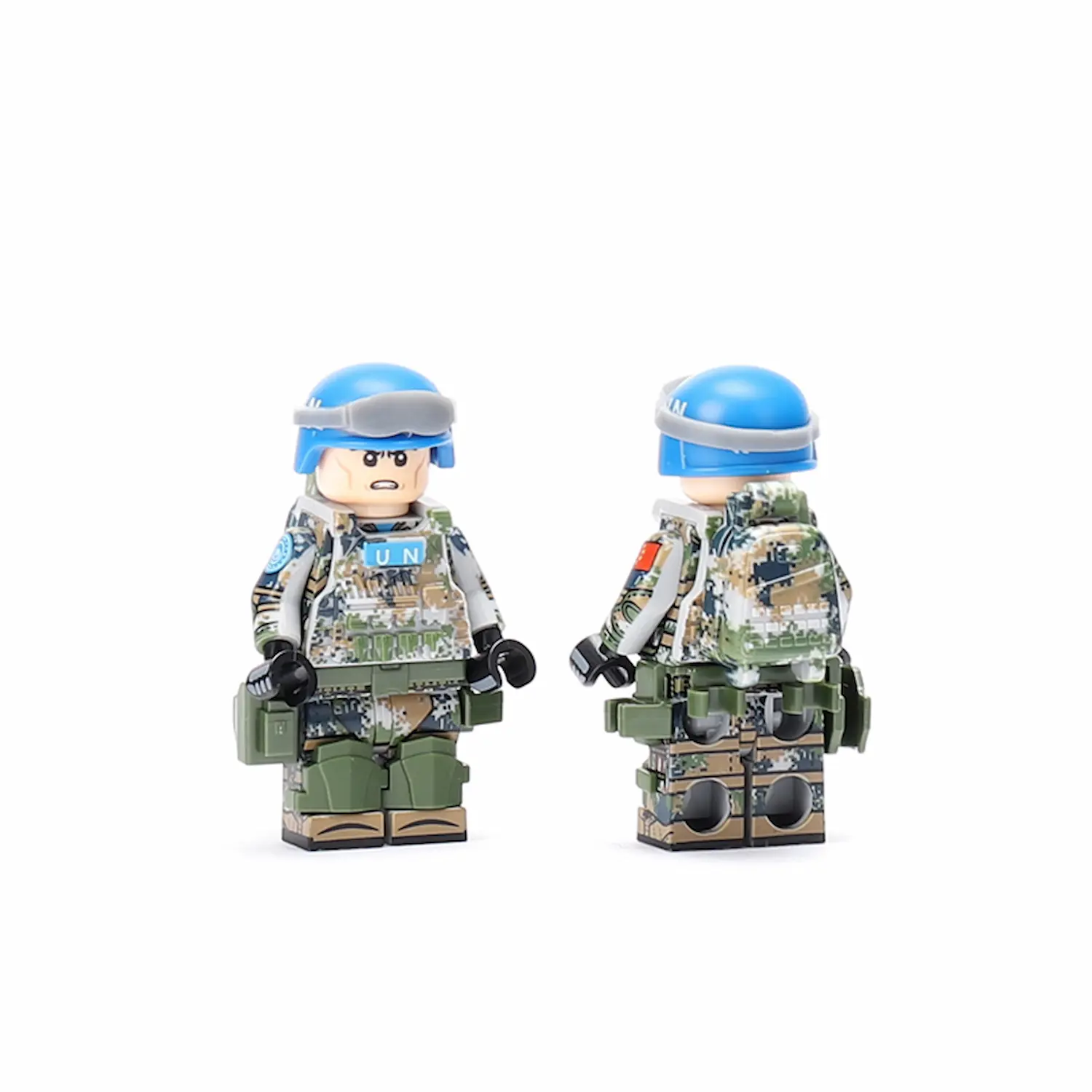 Minifigure – Chinese soldier serving as a United Nations (UN) peacekeeper (LEGO Compatable) Minifigure – Chinese soldier serving as a United Nations (UN) peacekeeper (LEGO Compatable)