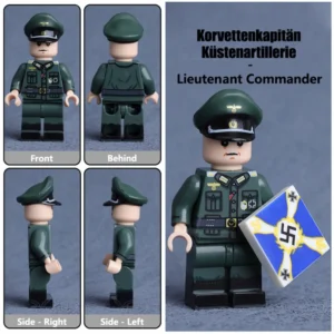 Minifigure – Lieutenant Commander in the German Coastal Artillery Korvettenkapitän Küstenartillerie (LEGO Alternative) Minifigure – Lieutenant Commander in the German Coastal Artillery Korvettenkapitän Küstenartillerie (LEGO Alternative)