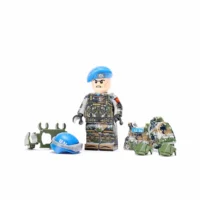 the inside of Minifigure – Chinese soldier and officer serving as United Nations (UN) peacekeepers (LEGO Compatible) Chinese soldier and officer serving as United Nations (UN) peacekeepers - Custom Printed Brick Block Figure