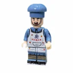 Chinese Northeast Army Cook Chef - Custom Printed Brick Block Figure