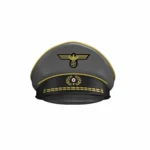 3German Luftwaffe (Air Force) Officer’s Visor Cap World War II - Custom 3D Printed Miniature Accessory Parts Pieces for Brick Block Figures