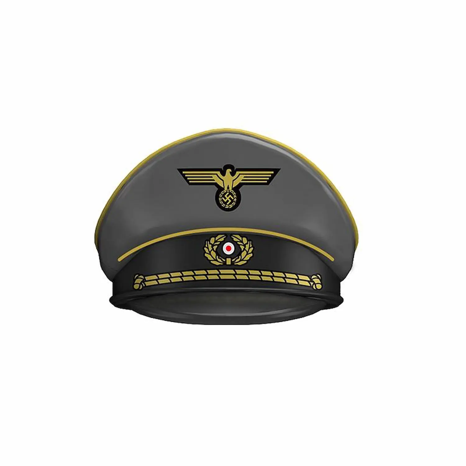 Custom Piece Miniature – German Luftwaffe (Air Force) Officer's Visor Cap World War II – 3D Print for LEGO minifigure Custom Piece Miniature – German Luftwaffe (Air Force) Officer's Visor Cap World War II – 3D Print for LEGO minifigure