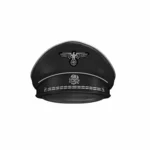 3German SS Officer’s Visor Cap World War II - Custom 3D Printed Miniature Accessory Parts Pieces for Brick Block Figures