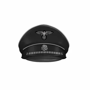 Custom Piece Miniature – German SS Officer's Visor Cap World War II – 3D Print for LEGO minifigure Custom Piece Miniature – German SS Officer's Visor Cap World War II – 3D Print for LEGO minifigure