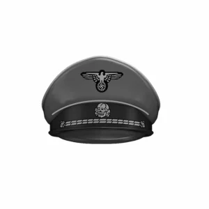 Custom Piece Miniature – German Waffen-SS Officer's Visor Cap World War II – 3D Print for LEGO minifigure Custom Piece Miniature – German Waffen-SS Officer's Visor Cap World War II – 3D Print for LEGO minifigure