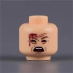 head a scream of pure agony - Custom 3D Printed Miniature Accessory Parts Pieces for Brick Block Figures