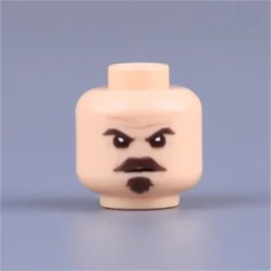 Custom Piece Miniature – head cold anger, intense focus, or menace – 3D Print for LEGO minifigure Custom Piece Miniature – head cold anger, intense focus, or menace – 3D Print for LEGO minifigure