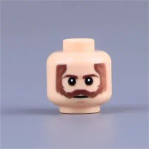Custom Piece Miniature – head concern, worry, or solemn sadness – 3D Print for LEGO minifigure Custom Piece Miniature – head concern, worry, or solemn sadness – 3D Print for LEGO minifigure