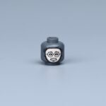 head for a German soldier surprise, shock, or alarm - Custom 3D Printed Miniature Accessory Parts Pieces for Brick Block Figures