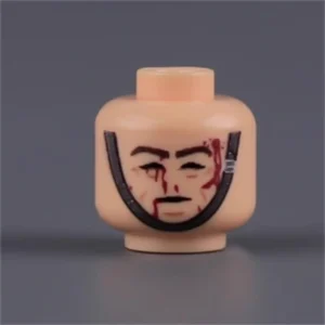 Custom Piece Miniature – head grave injury, fading consciousness, or the stoic acceptance of a mortal wound – 3D Print for LEGO minifigure Custom Piece Miniature – head grave injury, fading consciousness, or the stoic acceptance of a mortal wound – 3D Print for LEGO minifigure