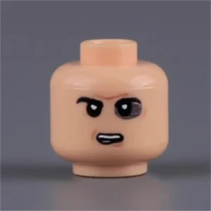 Custom Piece Miniature – head gritty toughness or defiant pain – 3D Print for LEGO minifigure Custom Piece Miniature – head gritty toughness or defiant pain – 3D Print for LEGO minifigure