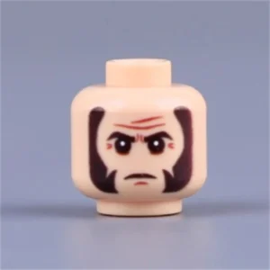 Custom Piece Miniature – head grumpy, angry, and stern old man – 3D Print for LEGO minifigure Custom Piece Miniature – head grumpy, angry, and stern old man – 3D Print for LEGO minifigure