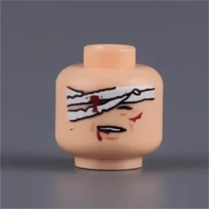 Custom Piece Miniature – head immense pain and agony – 3D Print for LEGO minifigure Custom Piece Miniature – head immense pain and agony – 3D Print for LEGO minifigure