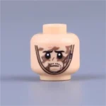 head sadness, worry, or fear - Custom 3D Printed Miniature Accessory Parts Pieces for Brick Block Figures