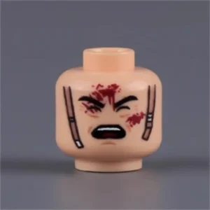 Custom Piece Miniature – head scream of pain or a furious battle roar – 3D Print for LEGO minifigure Custom Piece Miniature – head scream of pain or a furious battle roar – 3D Print for LEGO minifigure