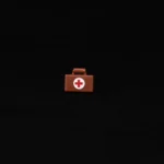 medical briefcase for a German medic (Sanitäter) World War II era - Custom 3D Printed Miniature Accessory Parts Pieces for Brick Block Figures