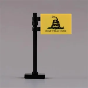 Custom Piece – Gadsden flag, a historical flag of the United States – 3D Print for LEGO Minifigure Custom Piece – Gadsden flag, a historical flag of the United States – 3D Print for LEGO Minifigure