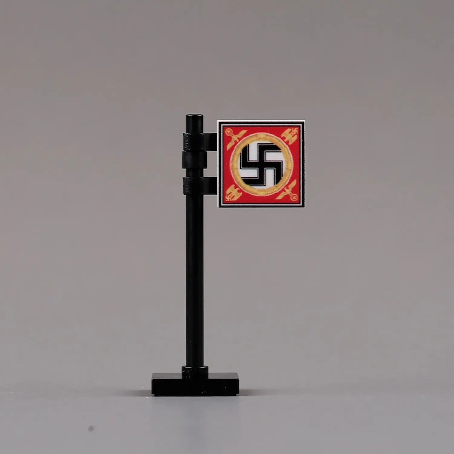 Custom Piece – Personal Standard flag of Adolf Hitler (Führerstandarte) – 3D Print for LEGO Minifigure Custom Piece – Personal Standard flag of Adolf Hitler (Führerstandarte) – 3D Print for LEGO Minifigure