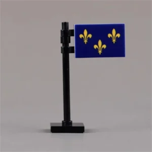 Custom Piece – flag of Kingdom Royal Banner of France – 3D Print for LEGO Minifigure Custom Piece – flag of Kingdom Royal Banner of France – 3D Print for LEGO Minifigure