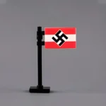 2historical representation of Austria under Nazi German rule during the World War II flag - Custom 3D Printed Miniature Accessory Parts Pieces for Brick Block Figures