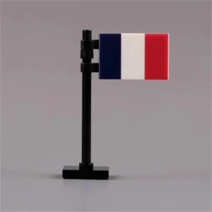 Custom Piece – national flag of France – 3D Print for LEGO Minifigure Custom Piece – national flag of France – 3D Print for LEGO Minifigure