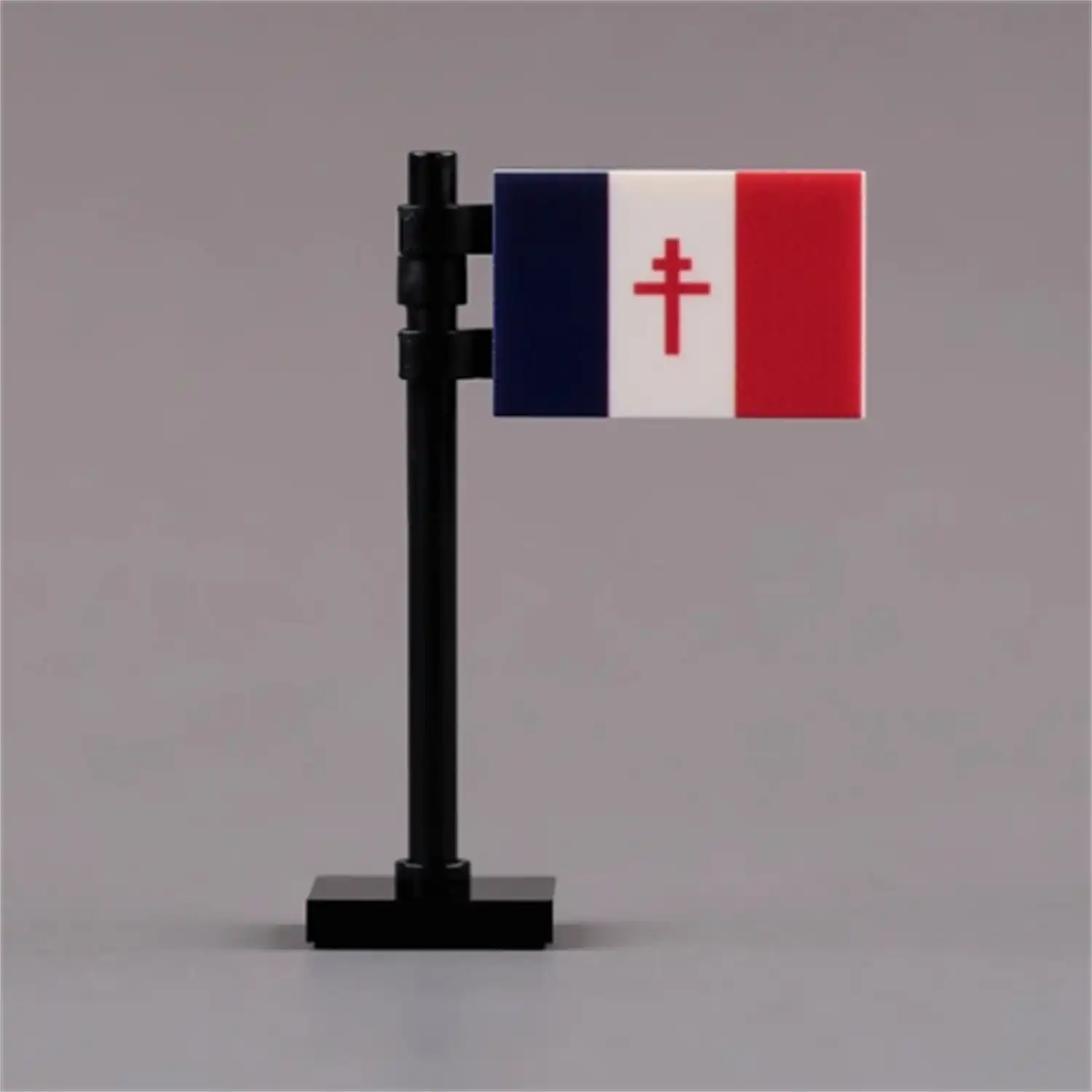 Custom Piece – national flag of Free French Forces Forces Françaises Libres – 3D Print for LEGO Minifigure Custom Piece – national flag of Free French Forces Forces Françaises Libres – 3D Print for LEGO Minifigure