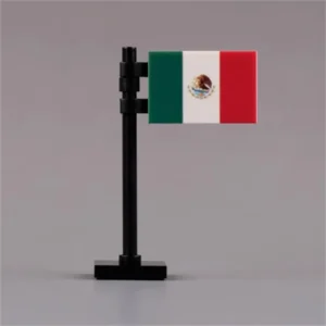 Custom Piece – national flag of Mexico – 3D Print for LEGO Minifigure Custom Piece – national flag of Mexico – 3D Print for LEGO Minifigure