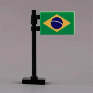 Custom Piece – national flag of the Federative Republic of Brazil – 3D Print for LEGO Minifigure Custom Piece – national flag of the Federative Republic of Brazil – 3D Print for LEGO Minifigure