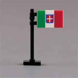 Custom Piece – national flag of the Kingdom of Italy Regno d'Italia – 3D Print for LEGO Minifigure Custom Piece – national flag of the Kingdom of Italy Regno d'Italia – 3D Print for LEGO Minifigure