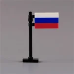 national flag of the Russian Federation - Custom 3D Printed Miniature Accessory Parts Pieces for Brick Block Figures