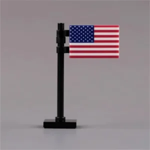 Custom Piece – national flag of the United States of America – 3D Print for LEGO Minifigure Custom Piece – national flag of the United States of America – 3D Print for LEGO Minifigure