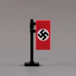 2parade or decorative banner Flag of the Nazi Party used in Nazi Germany during the World War II - Custom 3D Printed Miniature Accessory Parts Pieces for Brick Block Figures
