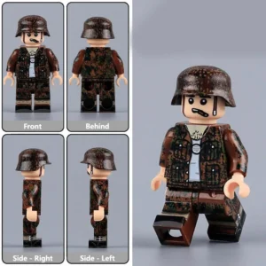 German Waffen-SS Soldier (Dot 44 Erbsenmuster Camouflage) WWII - Custom Printed Brick Block Figure German Waffen Ss Soldier (dot 44 Erbsenmuster Camouflage) Wwii Custom Printed Brick Block Figure