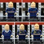 5 Generalfeldmarschälle (Field Marshals) of the German Luftwaffe (Air Force) from World War II - Custom Printed Brick Block Figure