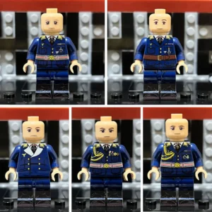 Minifigure - 5 Generalfeldmarschälle (Field Marshals) of the German Luftwaffe (Air Force) from World War II (LEGO Compatible) Minifigure - 5 Generalfeldmarschälle (Field Marshals) of the German Luftwaffe (Air Force) from World War II (LEGO Compatible)
