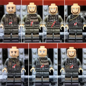 Minifigure - 7 British volunteer soldiers who served with the German military during World War II British Free Corps (Britisches Freikorps) (LEGO Compatible) Minifigure - 7 British volunteer soldiers who served with the German military during World War II British Free Corps (Britisches Freikorps) (LEGO Compatible)