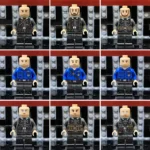 9 German soldiers and personnel from the World War II - Custom Printed Brick Block Figure